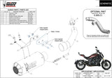 Exhaust Tip With Noise Certification Mk3 Steel Black - Mivv Compatible With Benelli 502 C (2019-2024)