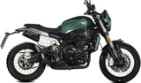 Exhaust Tip With Noise Certification X-M1 Steel Black - Mivv Compatible With Benelli Leoncino 800 Trail (2022-2024)