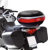 Monokey Maxia 5 Silver Top Case - 58 Lt Maxia 5 Technopolymer - Givi Compatible With Bmw R 1200 Rt (2005-2013)