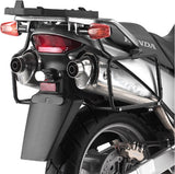 Monokey Trekker Alaska Black Aluminium Top Case - 56 Lt Trekker Alaska Aluminium - Givi Compatible With Honda Xl 1000 V Varadero - Abs (2003-2006)