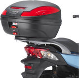 Monolock Silver Top Case - 32 Lt Technopolymer - Givi Compatible With Honda Sh 300 I (2007-2010)
