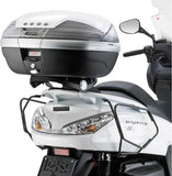 Monokey Maxia 5 Silver Top Case - 58 Lt Maxia 5 Technopolymer - Givi Compatible With Yamaha Majesty 400 (2004-2008)