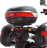 Monokey Black Top Bag - 40 Lt Nylon - Givi Compatible With Suzuki Dl 1000 V-Strom (2002-2011)
