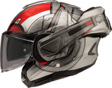 Flip-Up Motorcycle Helmet Hjc F100 Advanced Fiberglass Composite Mc1 Antman Marvel Size 10 Xl