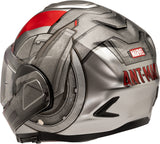 Flip-Up Motorcycle Helmet Hjc F100 Advanced Fiberglass Composite Mc1 Antman Marvel Size 08 M
