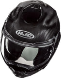 Flip-Up Motorcycle Helmet Hjc F100 Carbon Carbon Fiber Black Size 06 Xs