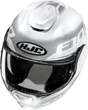 Flip-Up Motorcycle Helmet Hjc F100 Advanced Fiberglass Composite Mc10 Hetal Size 07 S