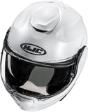 Flip-Up Motorcycle Helmet Hjc F100 Advanced Fiberglass Composite Pearl White Size 10 Xl