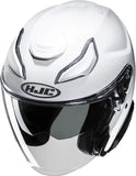 Urban Motorcycle Helmet Hjc F31 Advanced Fiberglass Pearl White Size 09 L