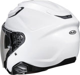 Urban Motorcycle Helmet Hjc F31 Advanced Fiberglass Pearl White Size 09 L