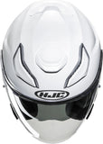 Urban Motorcycle Helmet Hjc F31 Advanced Fiberglass Pearl White Size 08 M