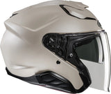 Urban Motorcycle Helmet Hjc F31 Advanced Fiberglass Semi Flat Sand Size 09 L