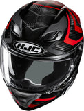Full-Face Motorcycle Helmet Hjc F71 Carbon Carbon Fiber Mc1 Nevio Size 07 S