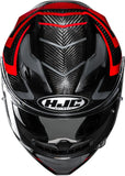 Full-Face Motorcycle Helmet Hjc F71 Carbon Carbon Fiber Mc1 Nevio Size 06 Xs