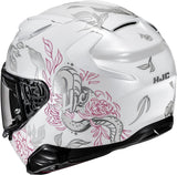 Full-Face Motorcycle Helmet Hjc F71 Advanced Fiberglass Mc8 Eliz Size 09 L