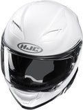 Full-Face Motorcycle Helmet Hjc F71 Advanced Fiberglass Pearl White Size 08 M