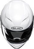 Full-Face Motorcycle Helmet Hjc F71 Advanced Fiberglass Pearl White Size 07 S