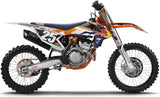 Exhaust Tip With Noise Certification Furore Aluminium Black - Gpr Compatible With Ktm 250 Sx-F (2003-2006)