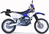 Catalytic Exhaust Tip With Sound Certification Furore Aluminium Black - Gpr Compatible With Suzuki Dr-Z 400 Sm (2005-2021)