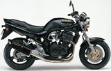 Exhaust Tip With Noise Certification Furore Aluminium Black - Gpr Compatible With Suzuki Gsf 400 Bandit (1991-1997)