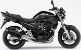 Exhaust Tip With Noise Certification Furore Aluminium Black - Gpr Compatible With Suzuki Gsf 650 Bandit - S (2005-2006)