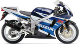 Exhaust Tip With Noise Certification Furore Aluminium Black - Gpr Compatible With Suzuki Gsx-R 600 (2001-2005)