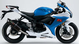 Exhaust Tip Without Sound Certification Furore Aluminium Black - Gpr Compatible With Suzuki Gsx-R 750 K8 (2008-2010)