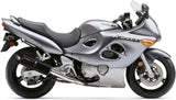 Exhaust Tip With Noise Certification Furore Aluminium Black - Gpr Compatible With Suzuki Gsx 750 F (1998-2004)