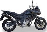 Exhaust Tip With Noise Certification Furore Aluminium Black - Gpr Compatible With Suzuki V-Strom Dl 650 (2012-2016)