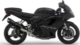 Exhaust Tip With Noise Certification Furore Aluminium Black - Gpr Compatible With Triumph Daytona 955 (2002-2005)