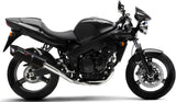 Exhaust Tip With Noise Certification Furore Aluminium Black - Gpr Compatible With Triumph Speed Four (2004-2006)