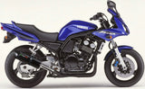 Exhaust Tip With Noise Certification Furore Aluminium Black - Gpr Compatible With Yamaha Fzs 1000 Fazer (2001-2005)