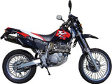 Exhaust Tip With Noise Certification Furore Aluminium Black - Gpr Compatible With Yamaha Tt 600 R (1998-2004)
