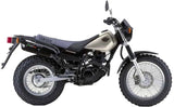 Exhaust Tip With Noise Certification Furore Aluminium Black - Gpr Compatible With Yamaha Tw 125 (1999-2007)