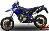 Exhaust Tip With Noise Certification Furore Aluminium Black - Gpr Compatible With Yamaha Wr 125 X (2009-2014)