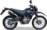 Exhaust Tip With Noise Certification Furore Aluminium Black - Gpr Compatible With Yamaha Xt 125 R - X (2005-2012)