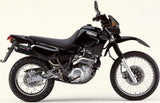 Exhaust Tip With Noise Certification Furore Aluminium Black - Gpr Compatible With Yamaha Xt 600 - E - K (1985-2002)