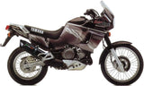Exhaust Tip With Noise Certification Furore Aluminium Black - Gpr Compatible With Yamaha Xtz 750 Super Ténéré (1989-1997)