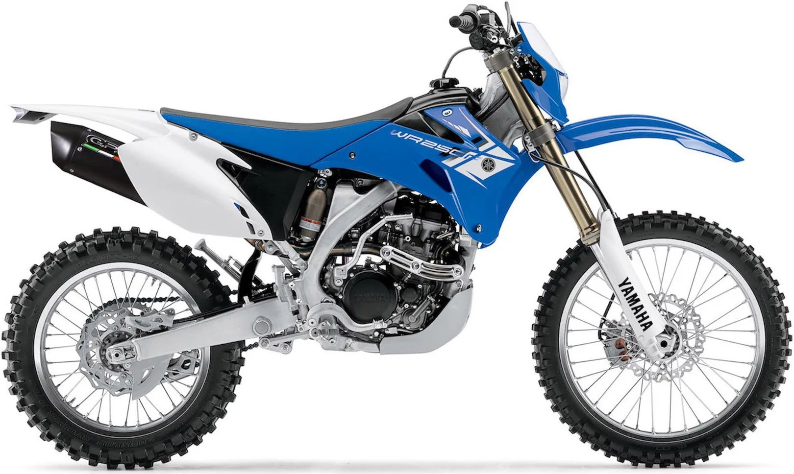 Complete Non-Catalytic Exhaust System With Sound Certification Furore Aluminium Black - Gpr Compatible With Yamaha Wr 250 F (2007-2011)