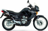 Exhaust Tip With Noise Certification Furore Aluminium Black - Gpr Compatible With Honda Transalp Xl 650 V (2000-2006)