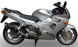 Exhaust Tip With Noise Certification Furore Aluminium Black - Gpr Compatible With Honda Vfr 800 Rc46 (1998-2001)