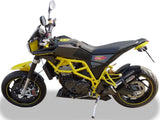 Exhaust Tip Without Sound Certification Furore Aluminium Black - Gpr Compatible With Husqvarna Nuda 900 - R (2012-2013)