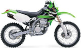 Exhaust Tip With Noise Certification Furore Aluminium Black - Gpr Compatible With Kawasaki Klx 300 R (1997-2006)
