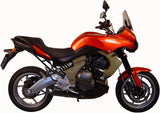 Exhaust Tip With Noise Certification Furore Aluminium Black - Gpr Compatible With Kawasaki Versys 650 (2006-2014)