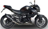 Exhaust Tip Without Sound Certification Furore Aluminium Black - Gpr Compatible With Kawasaki Z 300 (2014-2017)