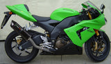 Exhaust Tip With Noise Certification Furore Aluminium Black - Gpr Compatible With Kawasaki Zx-10R (2004-2005)