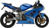 Exhaust Tip With Noise Certification Furore Aluminium Black - Gpr Compatible With Kawasaki Zx 6R 636 (2003-2004)