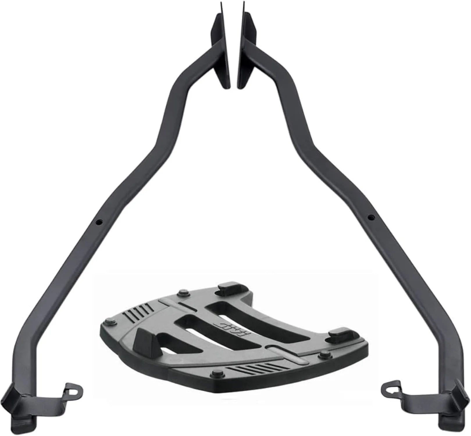 Monokey Trekker Black Aluminium Top Case - 33 Lt Trekker Aluminium - Givi Compatible With Honda Crf 1000 L Africa Twin (2018-2019)
