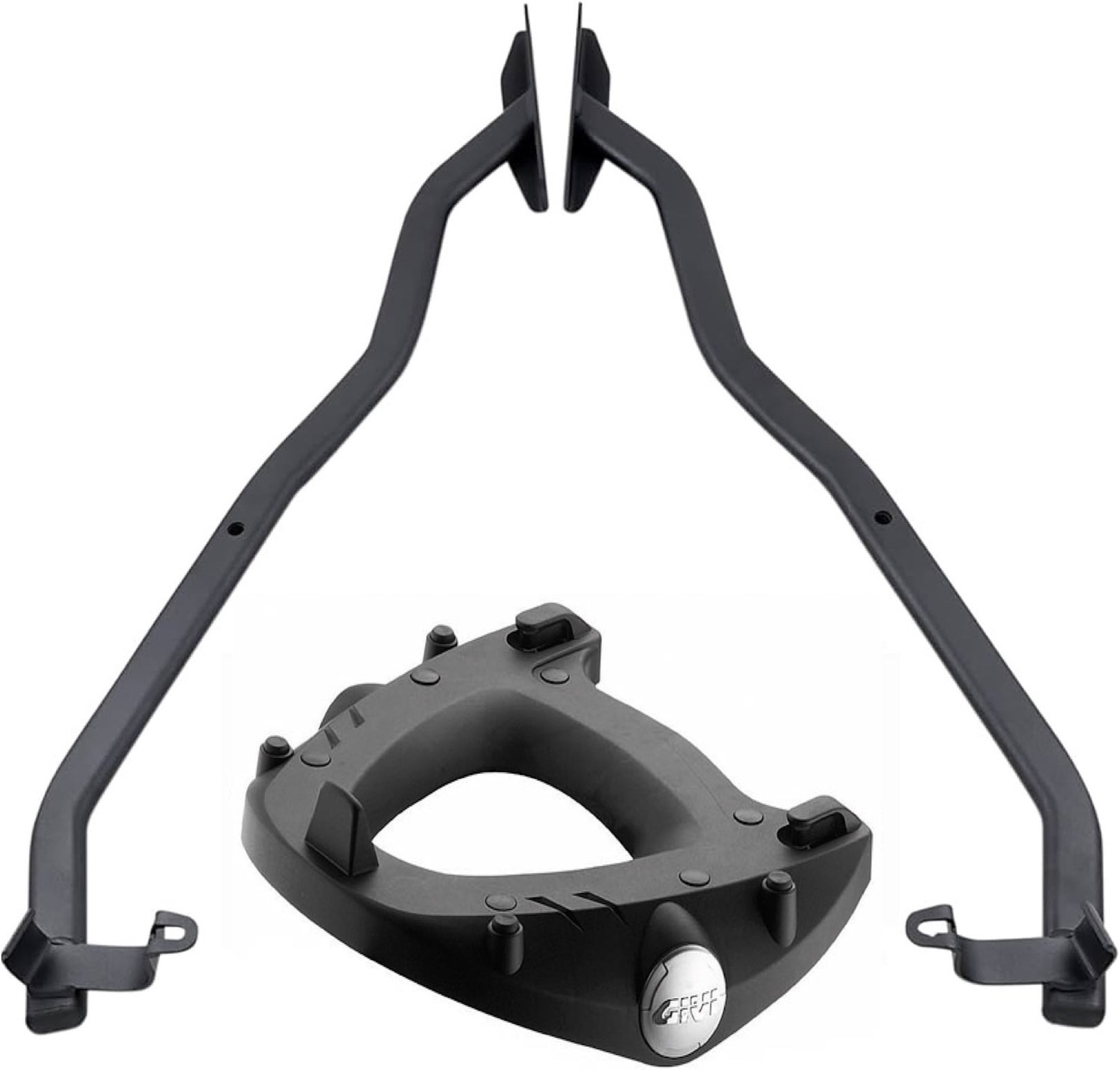 Monokey Arena Black Tech Top Case - 45 Lt Arena Technopolymer - Givi Compatible With Moto Morini Seiemmezzo Scr 650 (2022-2024)