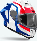 Full-Face Motorcycle Helmet Airoh Gp800 - Gp8C18 Hpc Carbon Blue Red Glossy Competition Size M